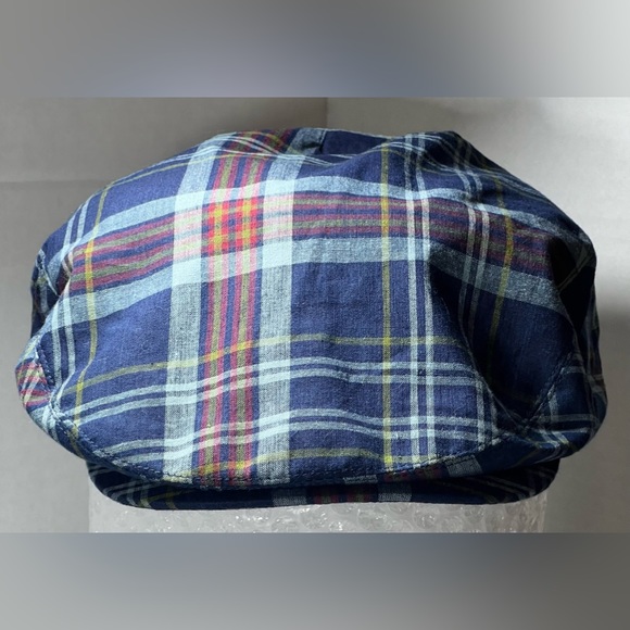 Polo Ralph Lauren Men's Cotton Mixed Colors Plaid Hat Newsboy Golf Cap. - Picture 5 of 5